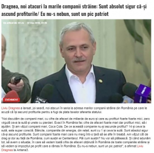 Bancile cele rele si ipocritul de Dragnea