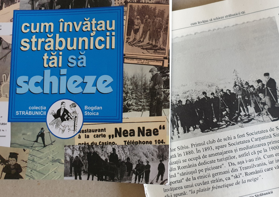 Imagini pentru cum invatau strabunicii tai sa schieze